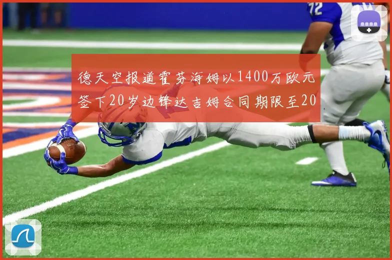 德天空报道霍芬海姆以1400万欧元签下20岁边锋达吉姆合同期限至2031年